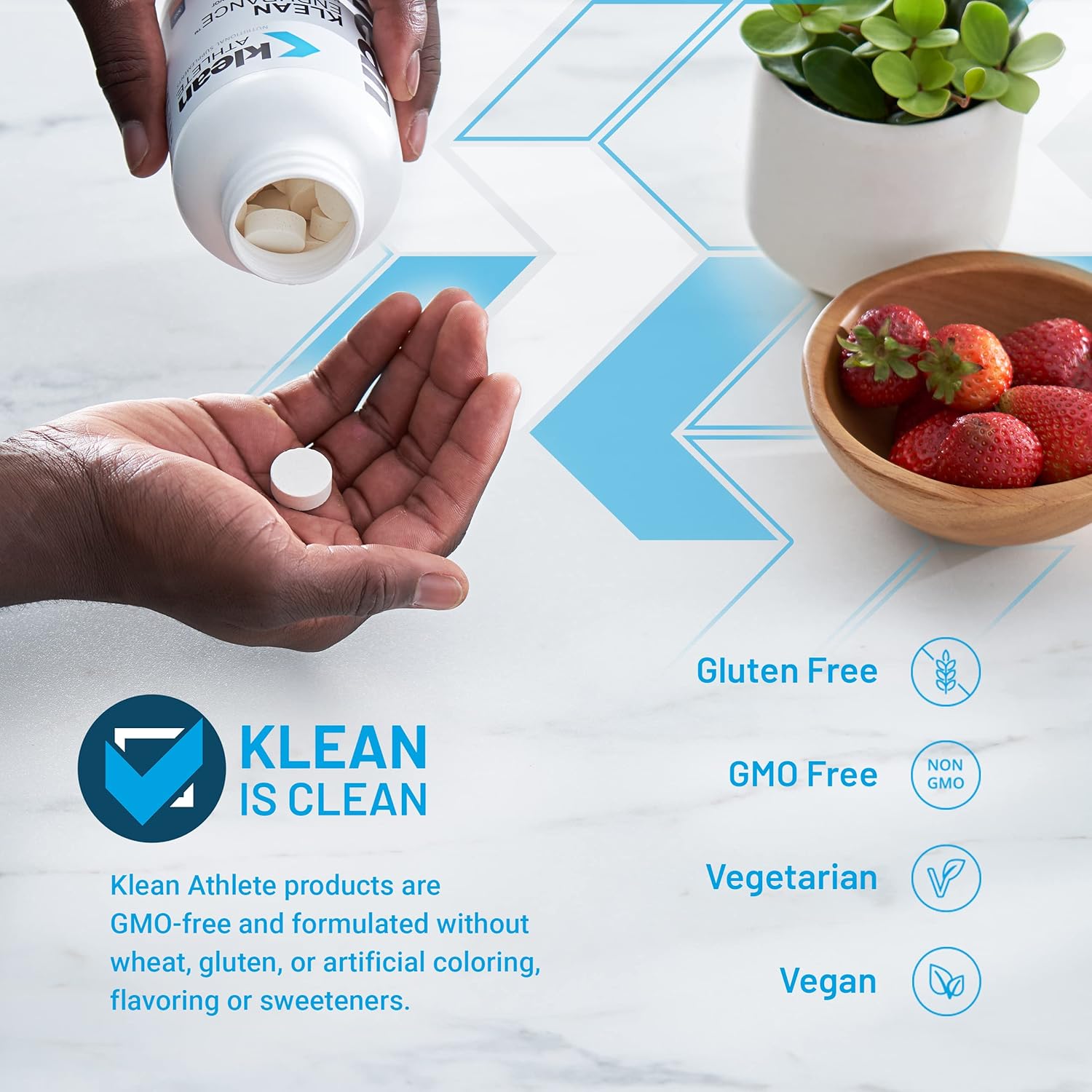 NSF Certified Klean Endurance Chewable Tablets with D-Ribose for Energy & Cardiac Support - 90 ct - Orange Vanilla Flavor