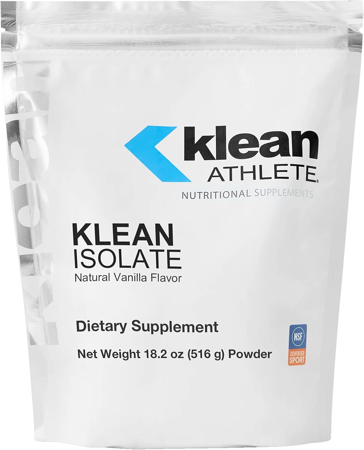 NSF Certified Klean Isolate Whey Protein: Daily Muscle Integrity Support - Natural Vanilla - 20 Servings