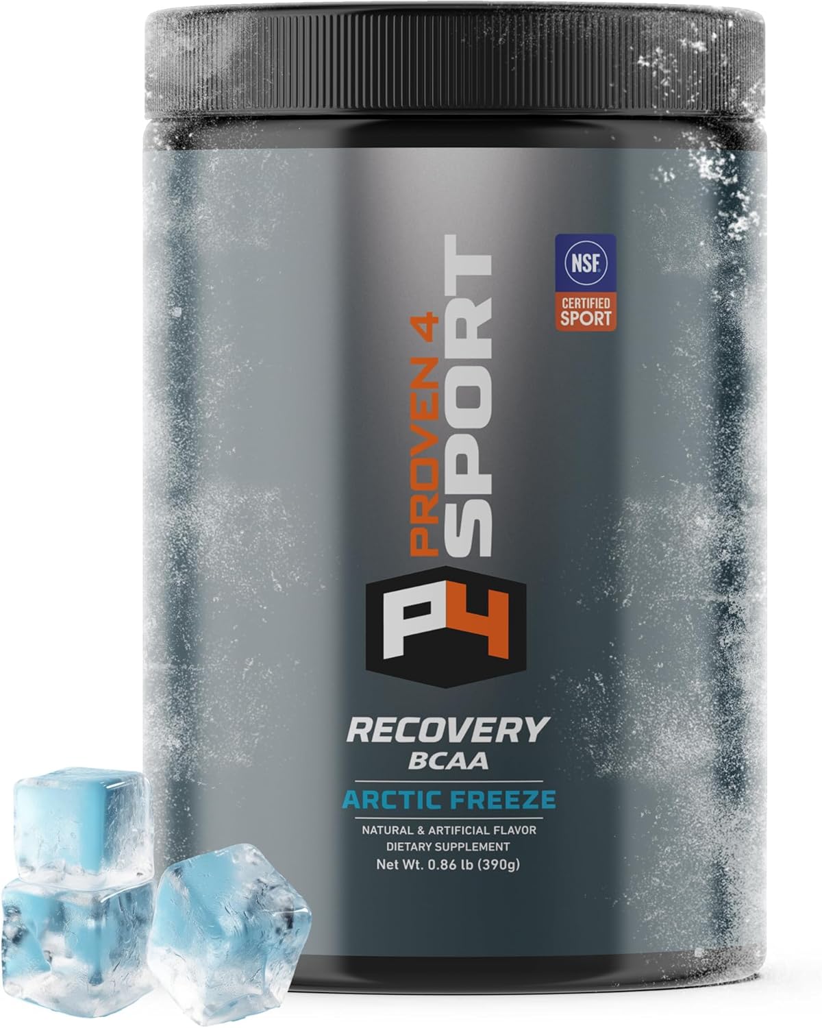NSF Certified Post-Workout Recovery Powder with BCAAs, Electrolytes, and Amino Acids - Arctic Freeze Flavor - 30 Servings