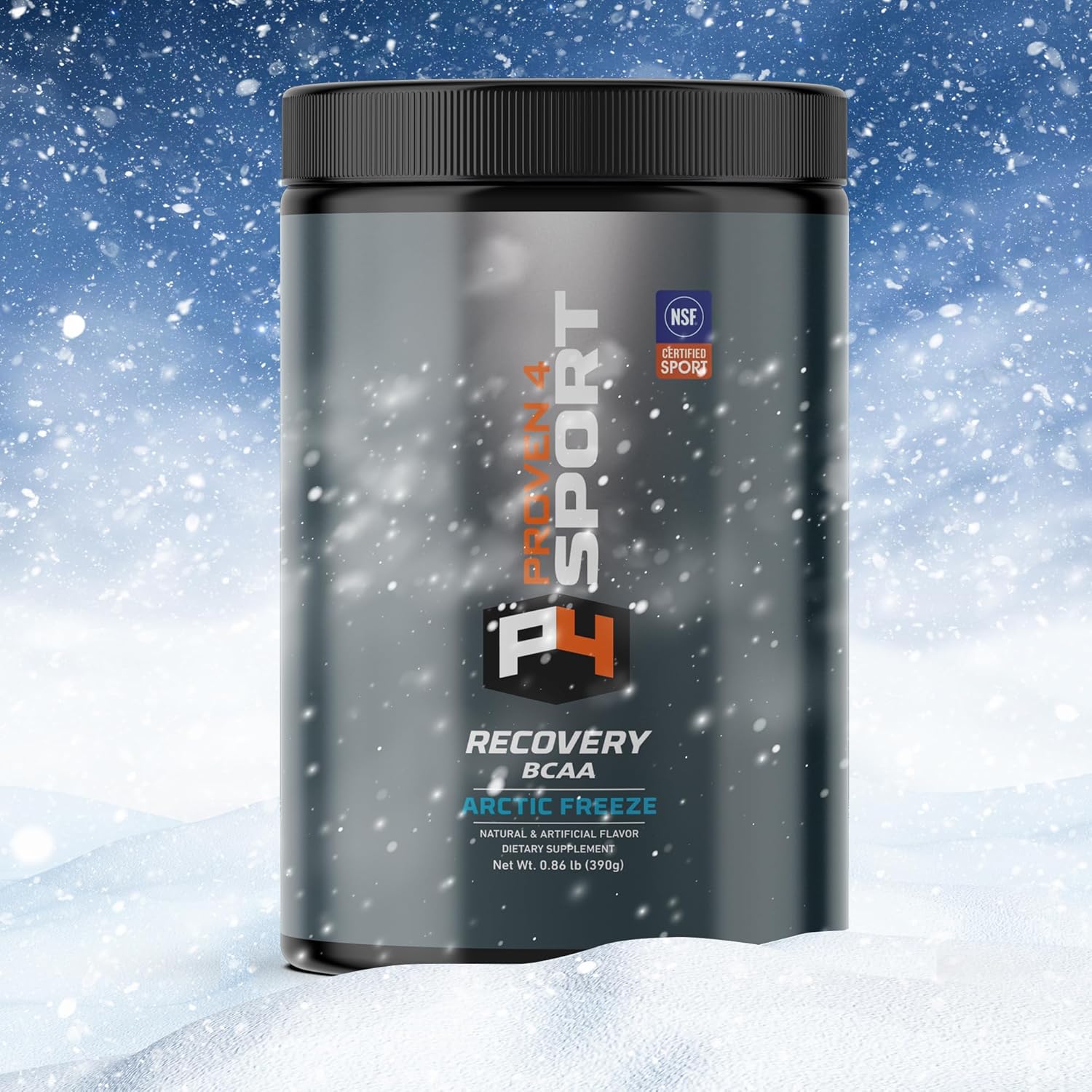 NSF Certified Post-Workout Recovery Powder with BCAAs, Electrolytes, and Amino Acids - Arctic Freeze Flavor - 30 Servings