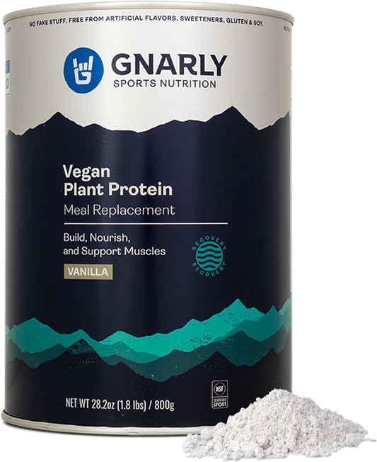 NSF Sport Certified Chocolate Vegan Protein Powder - 28.2 oz Meal Replacement for Daily Nutritional Boost, Lactose Free