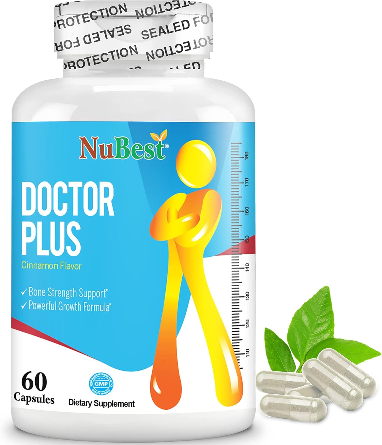 NuBest Doctor Plus Bundle - 90 Chewable Berry Flavor Tablets for Kids 2-9, Promotes Healthy Height Growth & Taller Kids