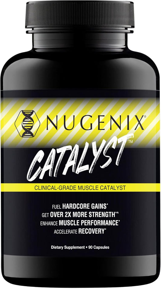 Nugenix Catalyst - Advanced Muscle Builder and Recovery Supplement - Boost Performance and Endurance - 90 Capsules