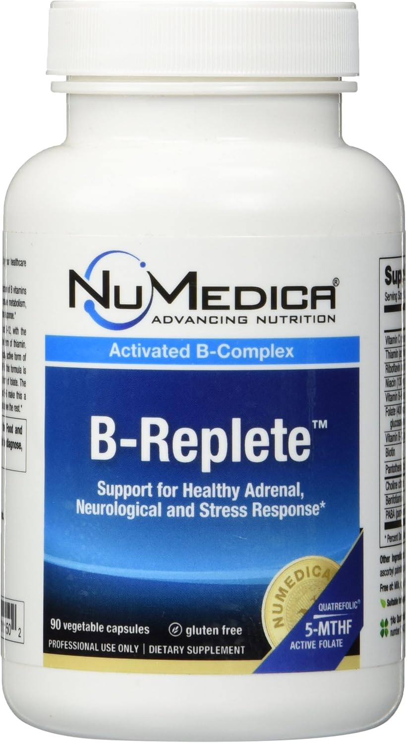 NuMedica B-Replete Supplement with 90 Capsules for Daily Nutrition Boost