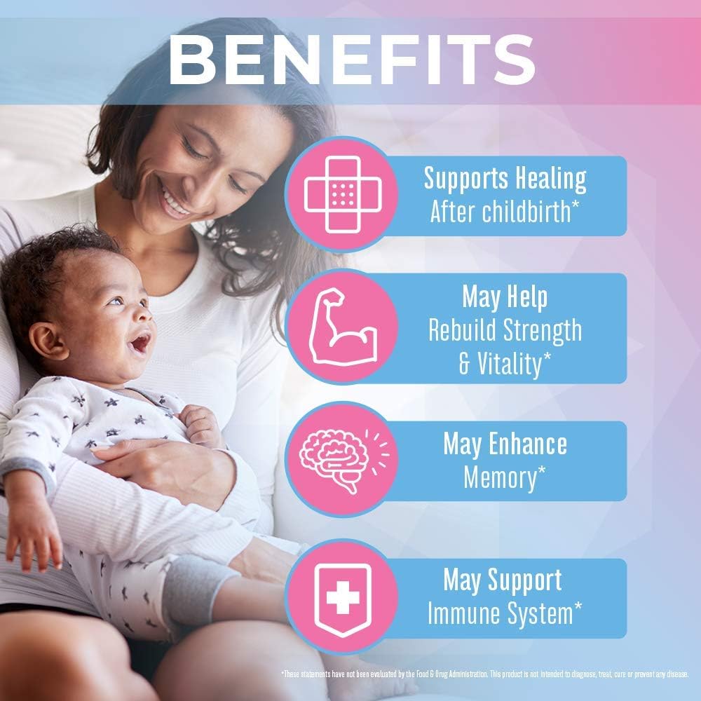 Nursing Probiotic Capsules for Breastfeeding Women | Postnatal Formula with Vitamins, Minerals, & Antioxidants | 54 Billion CFU | Non-GMO & Vegan | 30 Servings