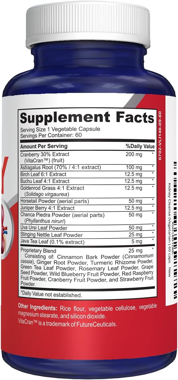 NusaPure Kidney Complex Vegetarian Capsules - 60 Count