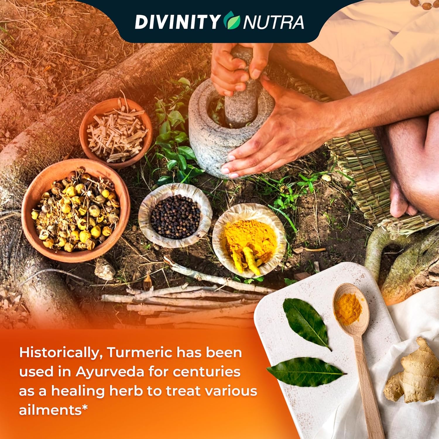 Nutra Turmeric Curcumin 1400mg with BioPerine for Joint Support - 95% Standardized Curcuminoids, Max Absorption, Non GMO - 120 Capsules