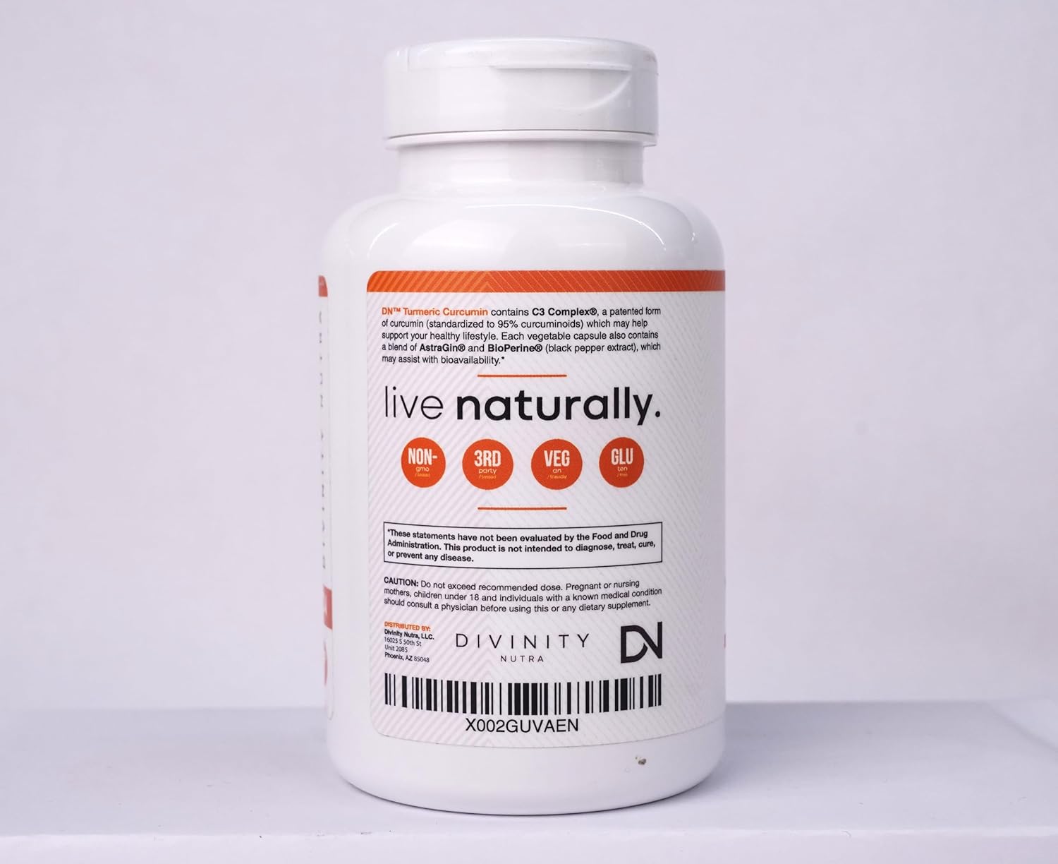 Nutra Turmeric Curcumin 1400mg with BioPerine for Joint Support - 95% Standardized Curcuminoids, Max Absorption, Non GMO - 120 Capsules