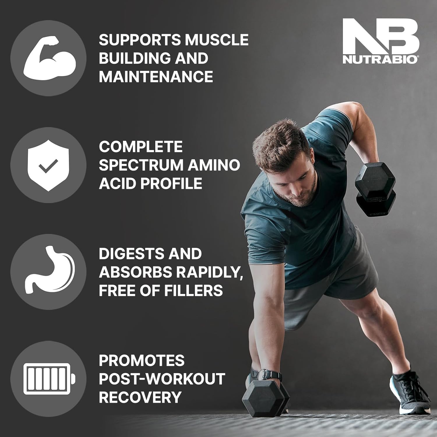 NutraBio Classic Whey Protein Powder, 5 Pounds - Ice Cream Cookie Dream Flavor - Full Amino Acid Profile - No Fillers, Artificial Ingredients - Low Glycemic Index