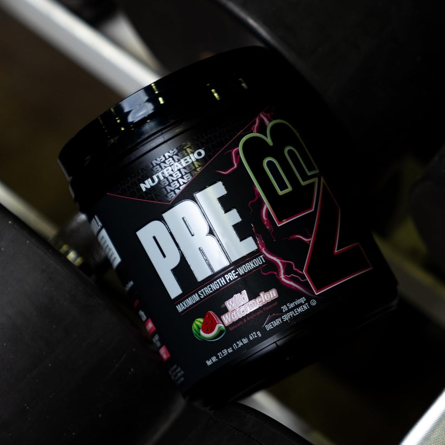 NutraBio PRE Workout for Men - New Formula Boosts Energy and Performance - 20 Servings Wild Watermelon Flavor