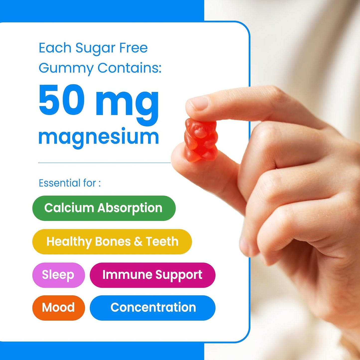 NutraChamps Children's Multivitamin and Magnesium Gummies for Kids