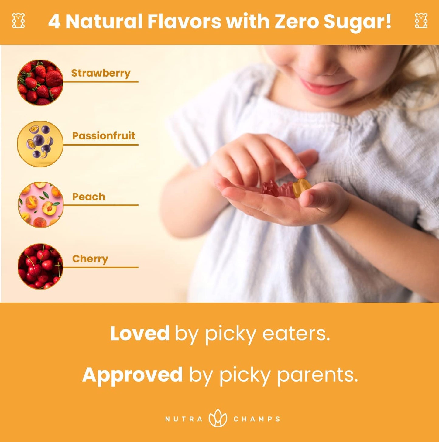 NutraChamps Children's Multivitamin and Magnesium Gummies for Kids