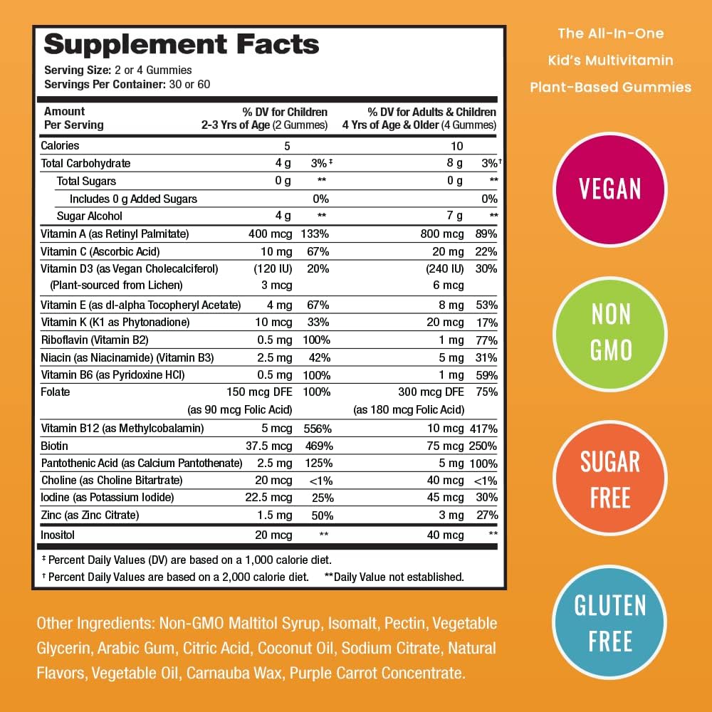 NutraChamps Children's Multivitamin and Magnesium Gummies for Kids