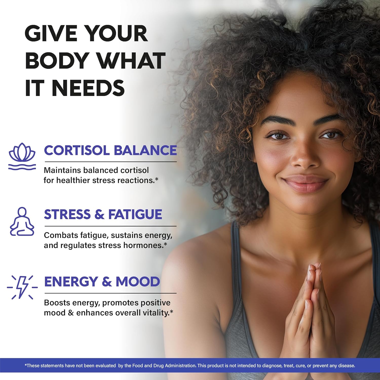 Nutraharmoney Natural Cortisol Supplement for Women - Hormone Balance with Ashwagandha, Rhodiola, Holy Basil, L-Theanine - Mood, Focus & Sleep Support - Vegan, Non-GMO - 120 Capsules