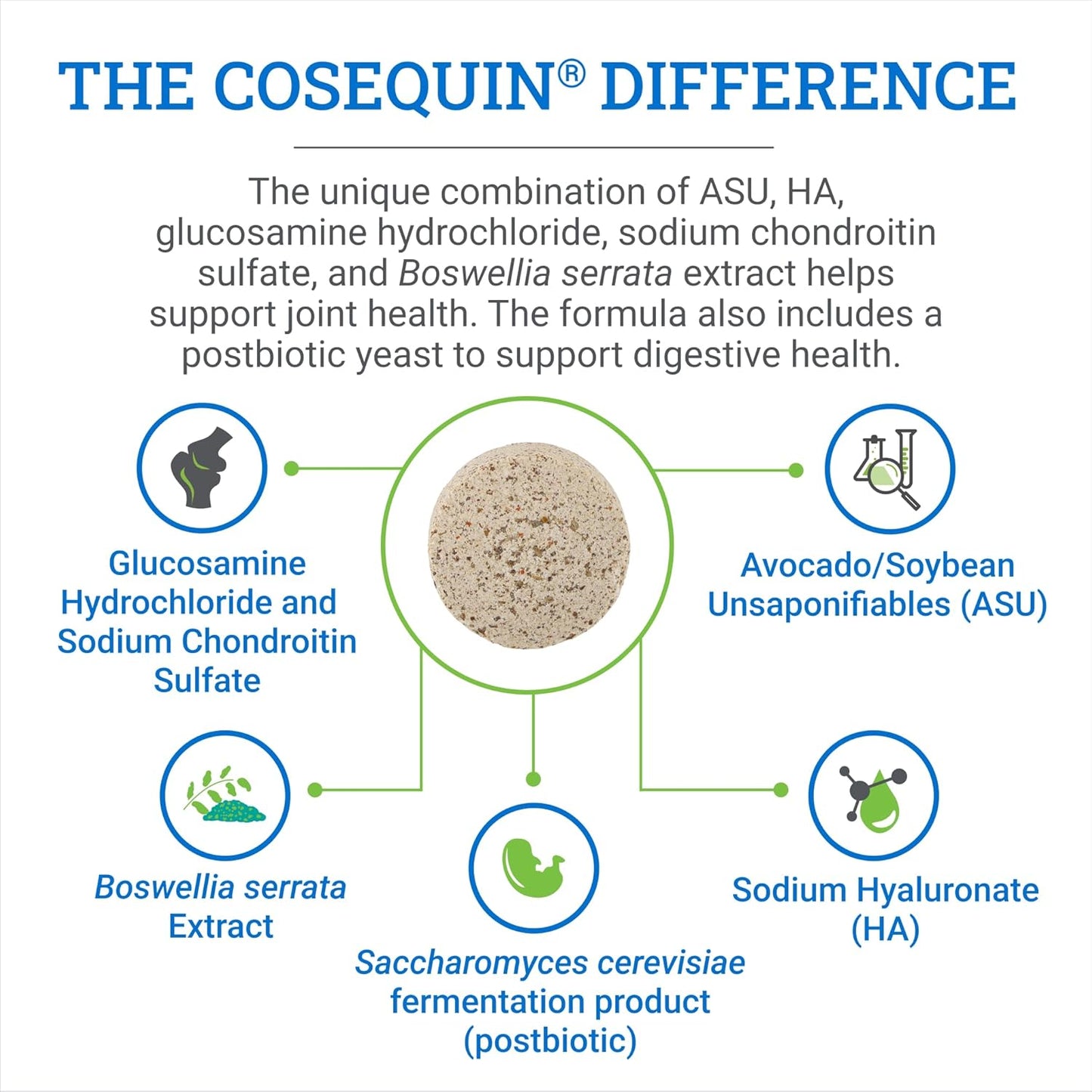 Nutramax Cosequin ASU Joint & Digestive Health Functional Tablets for Horses - 240 Tablets