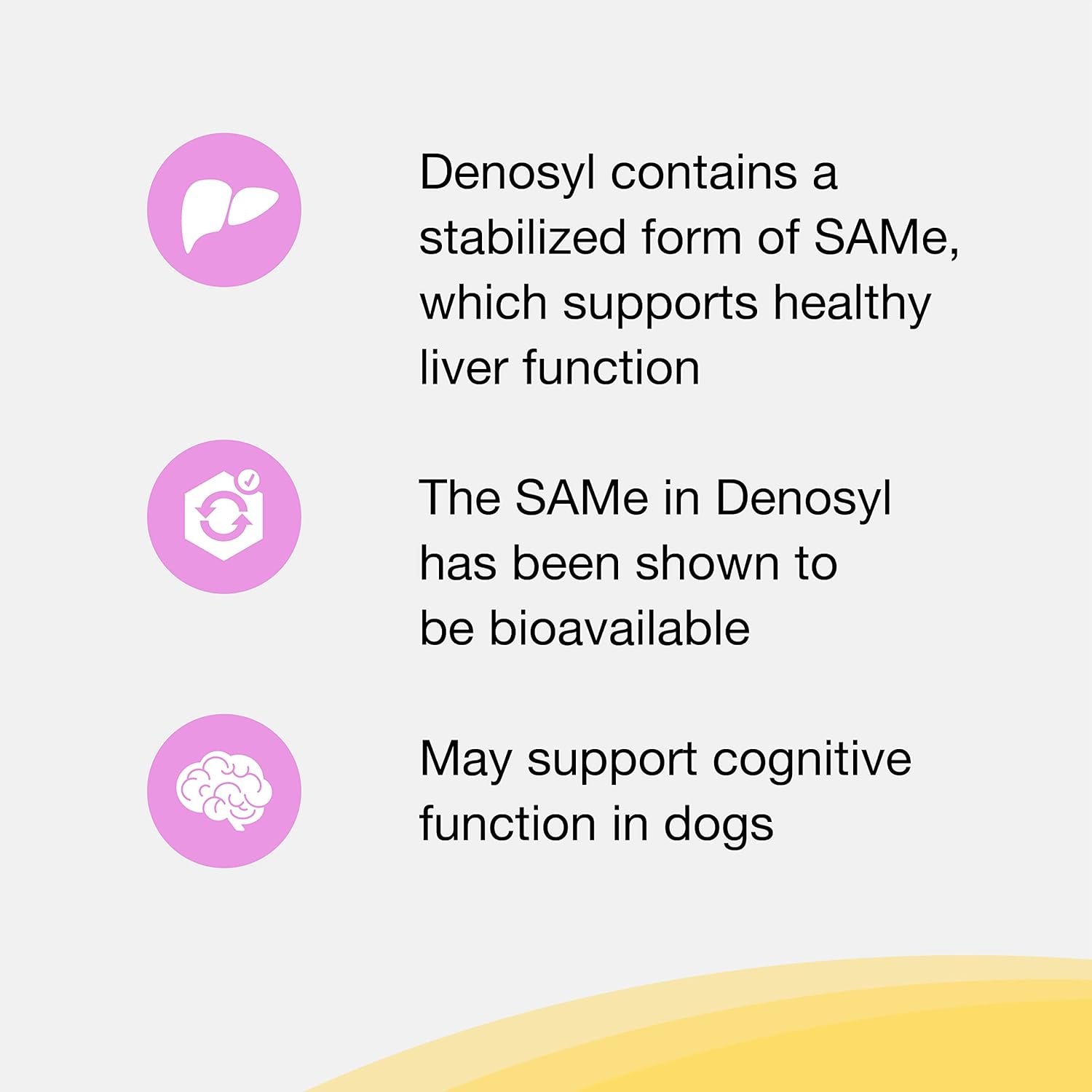 Nutramax Denosyl Liver and Brain Health Supplement for Small Dogs and Cats, 30 Tablets