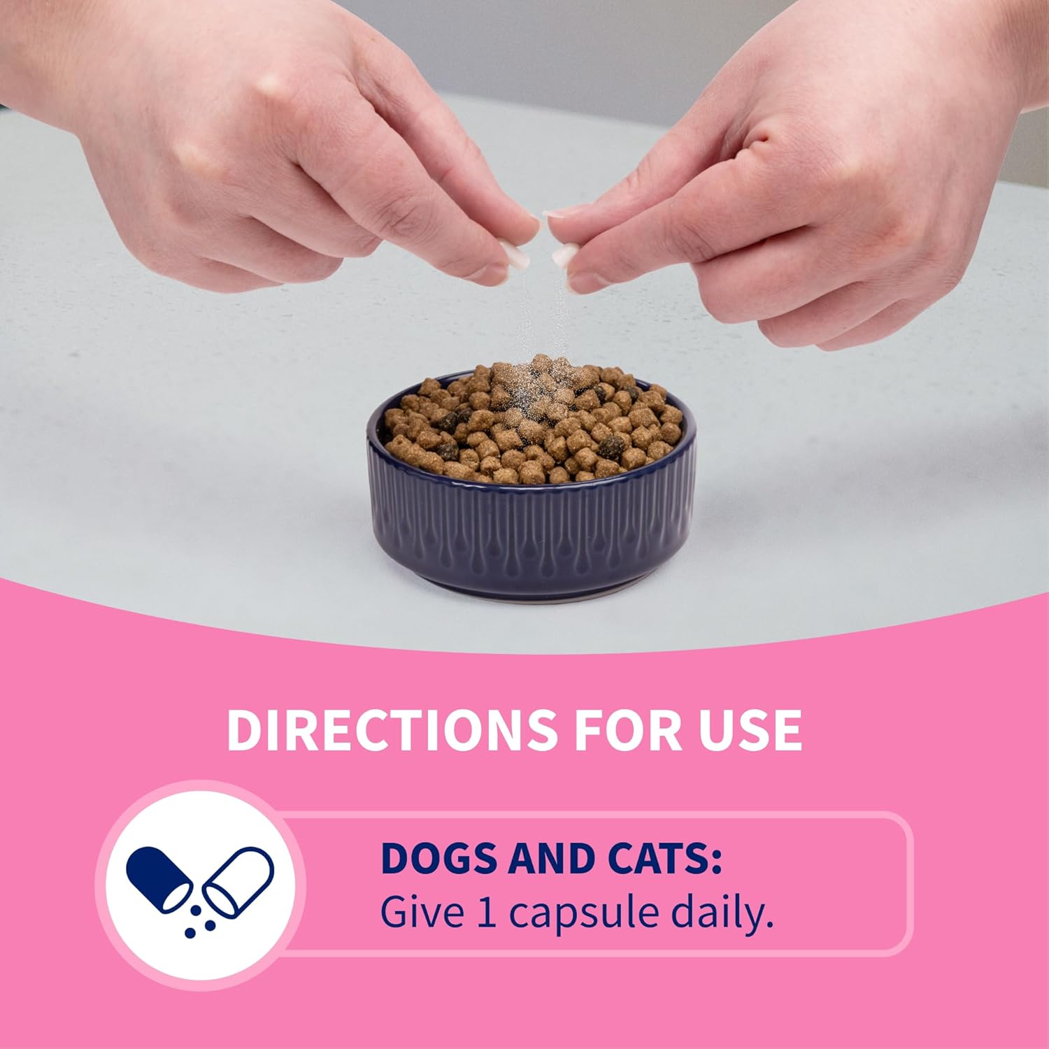 Nutramax Proviable Digestive Health Supplement for Cats and Dogs - Multi-Strain Probiotics with Prebiotics, 30 Capsules
