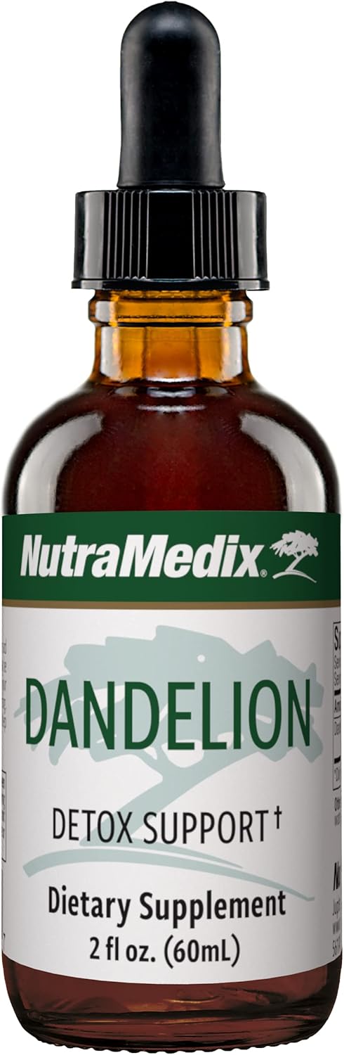 NutraMedix Dandelion Leaf Tincture - Liver, Gut, and Antioxidant Support - Daily Liver Health Supplement (60ml)