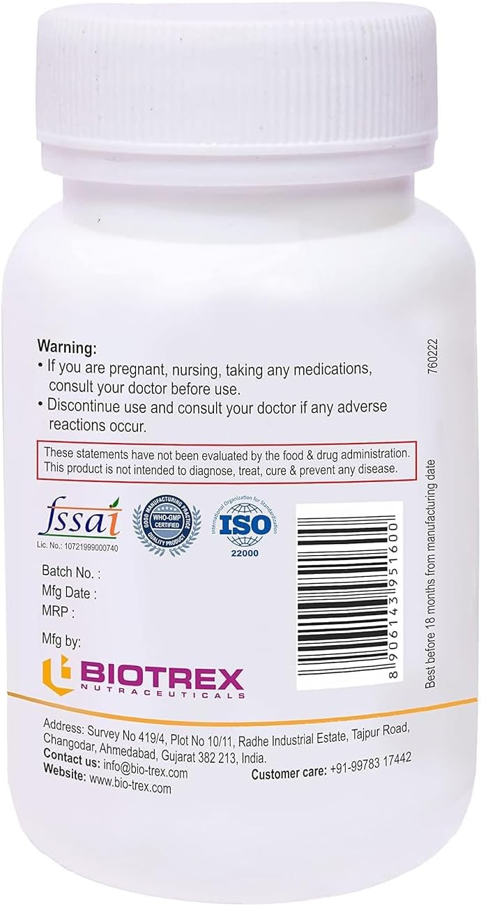 Nutranix BHM Vitamin B6 (Pyridoxine HCL) Supplement - 60 Vegetarian Capsules