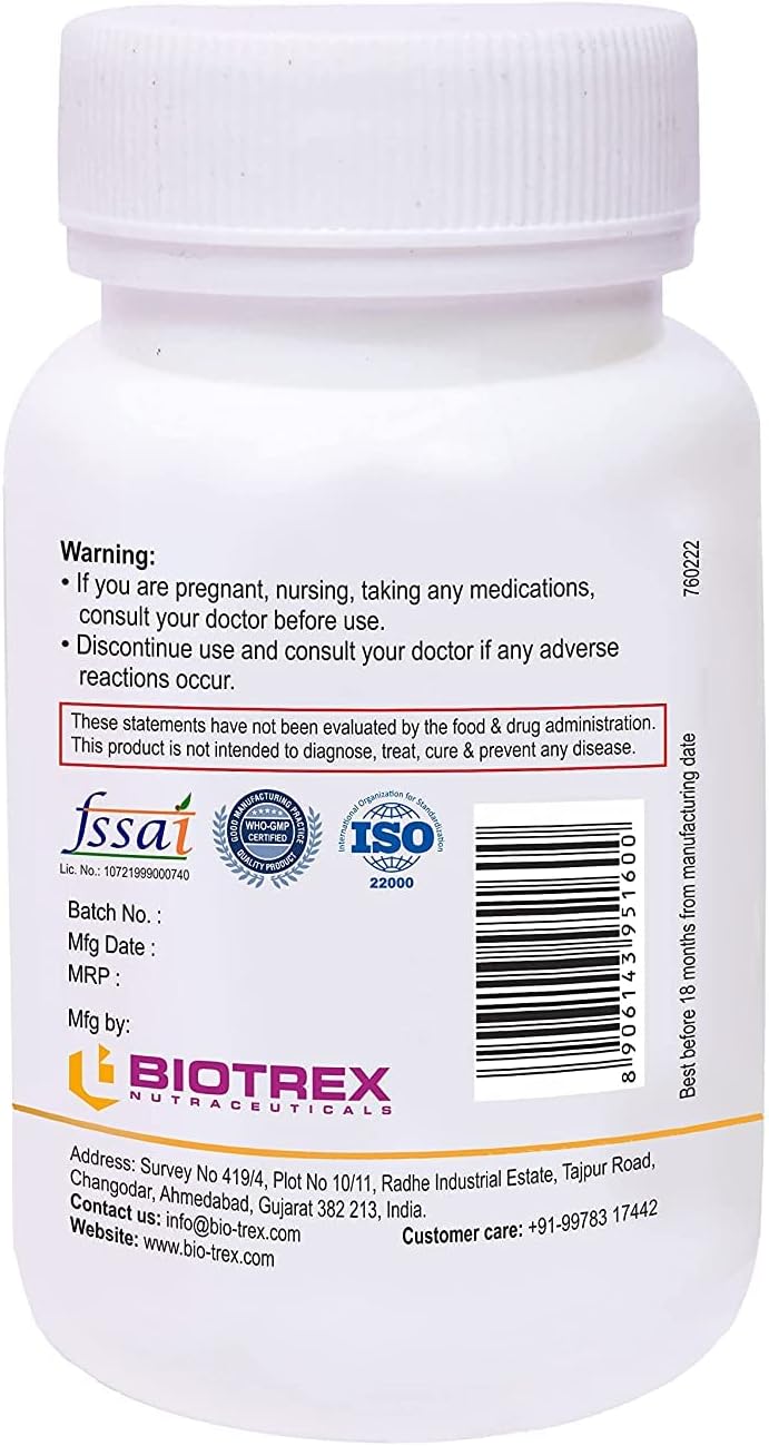 Nutranix VNZ Vitamin B6 (Pyridoxine HCl) Capsules - 60 Count