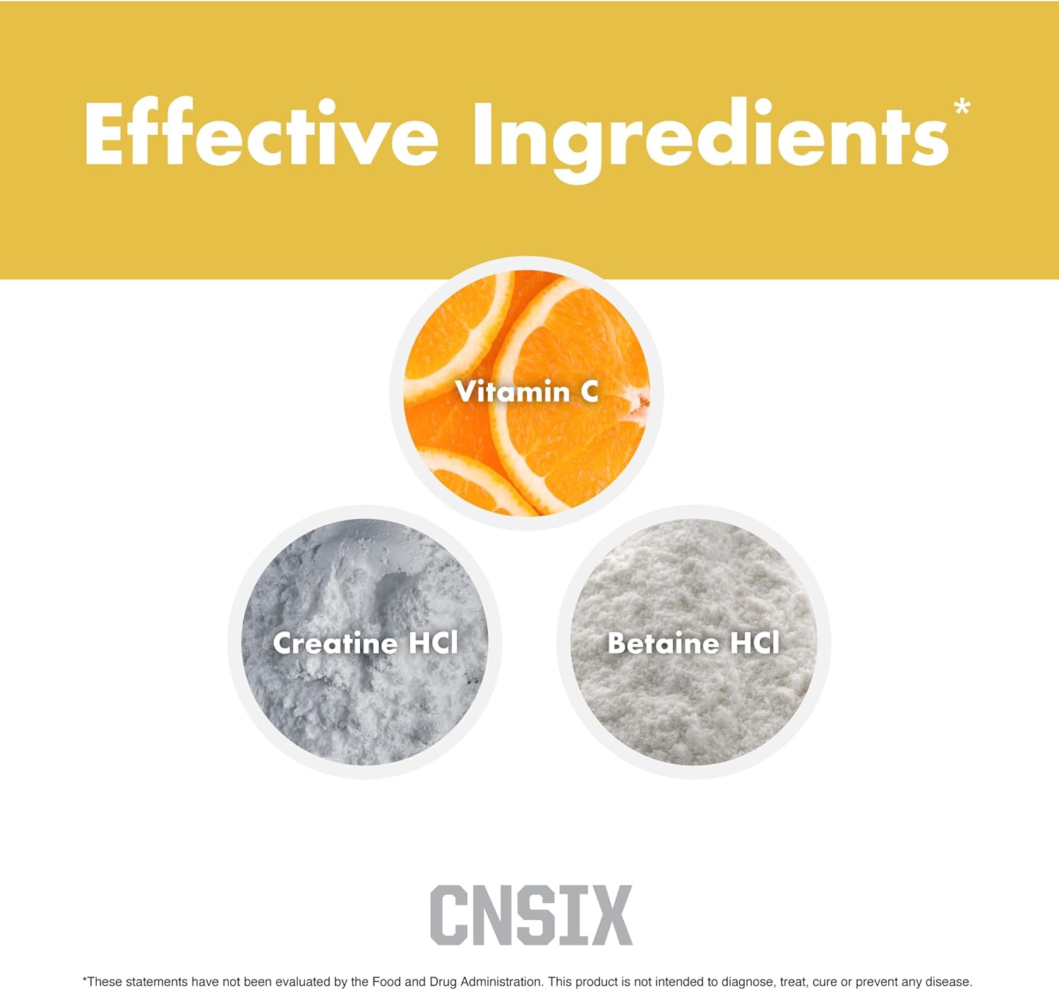 NutraOne CNSix Creatine HCL Capsules for Lean Muscle Building - 600mg (200 Capsules)