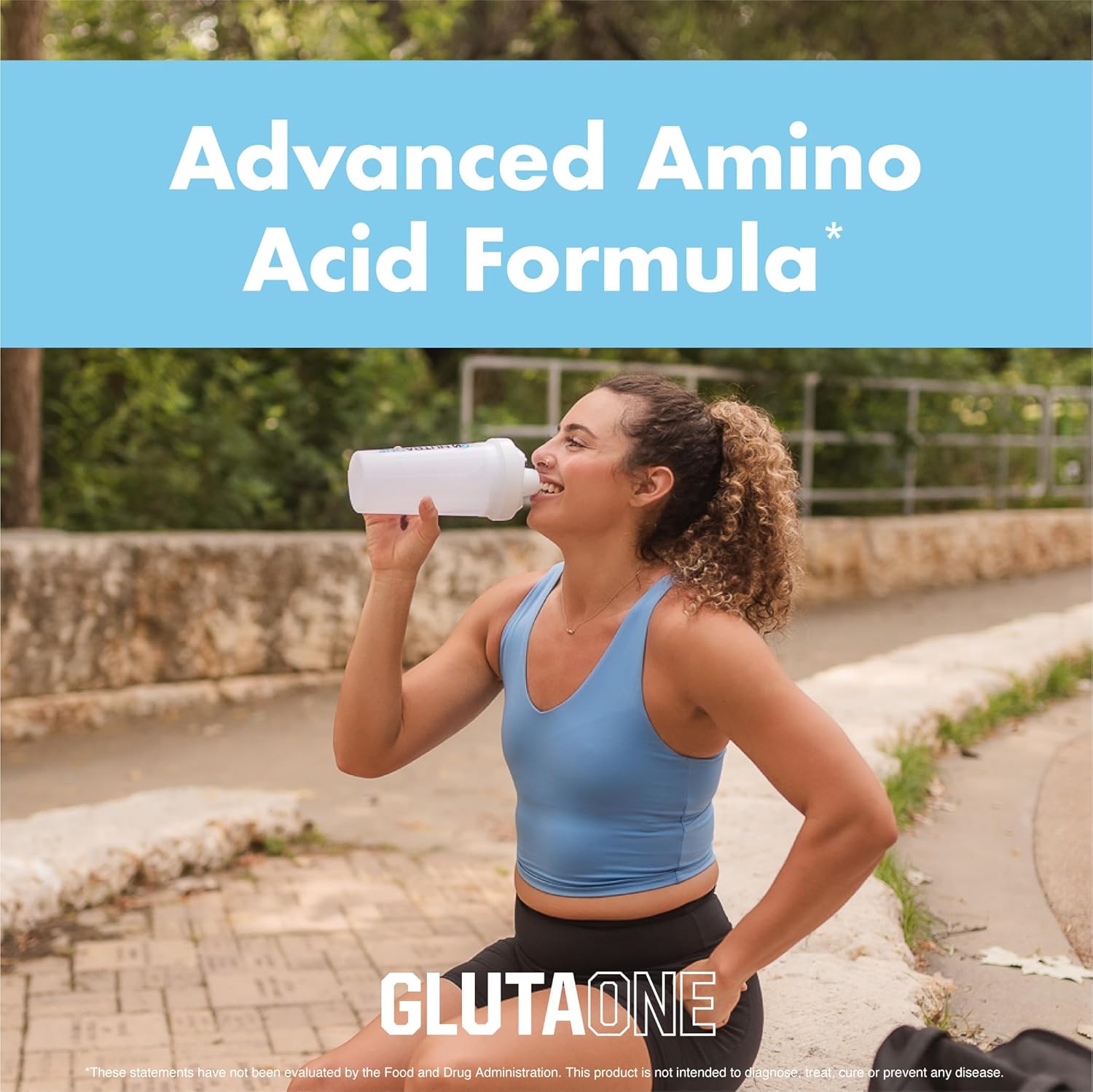 NutraOne GlutaOne L-Glutamine Powder - Ultimate Post-Workout Recovery (75 Servings)