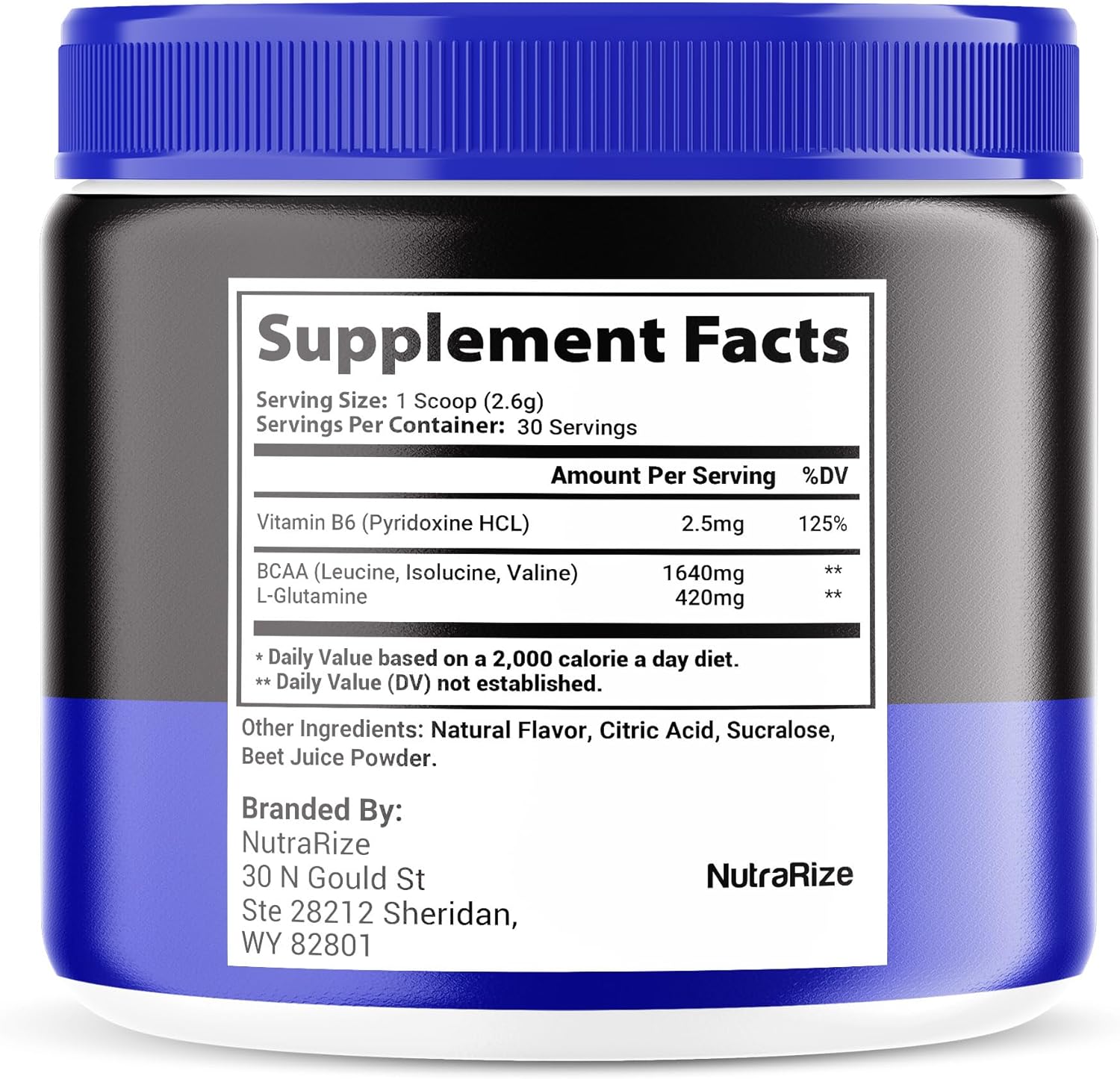 NutraRize Nitric Boost Ultra Powder - Official Formula for Energy & Blood Flow - 30 Servings