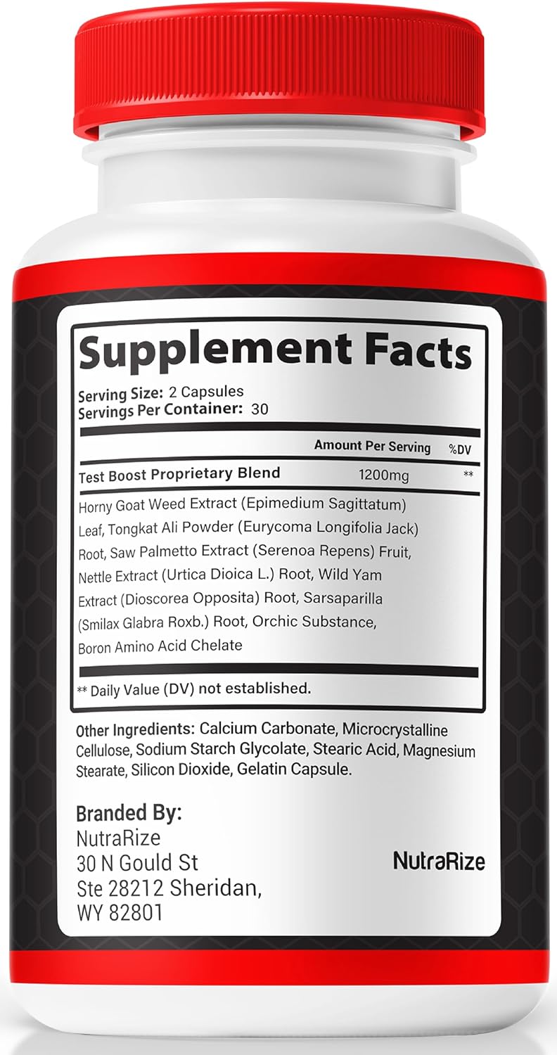 NutraRize PrimalLift Pills (3 Pack) for Men - All Natural Male Performance Enhancement with 180 Capsules - Supports Overall Wellness