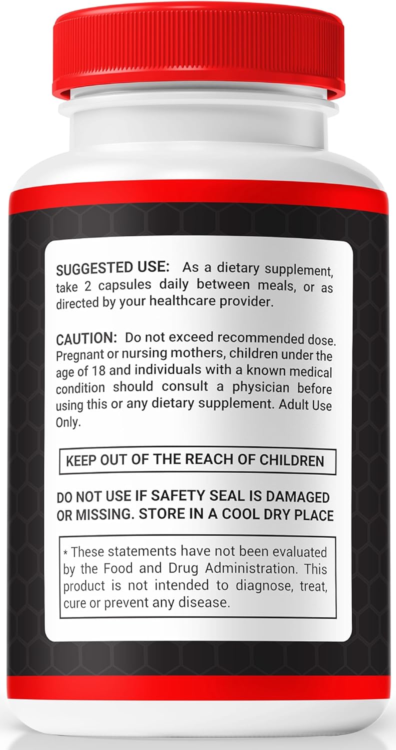 NutraRize PrimalLift Pills for Men - All Natural Male Performance Support (60 Capsules)