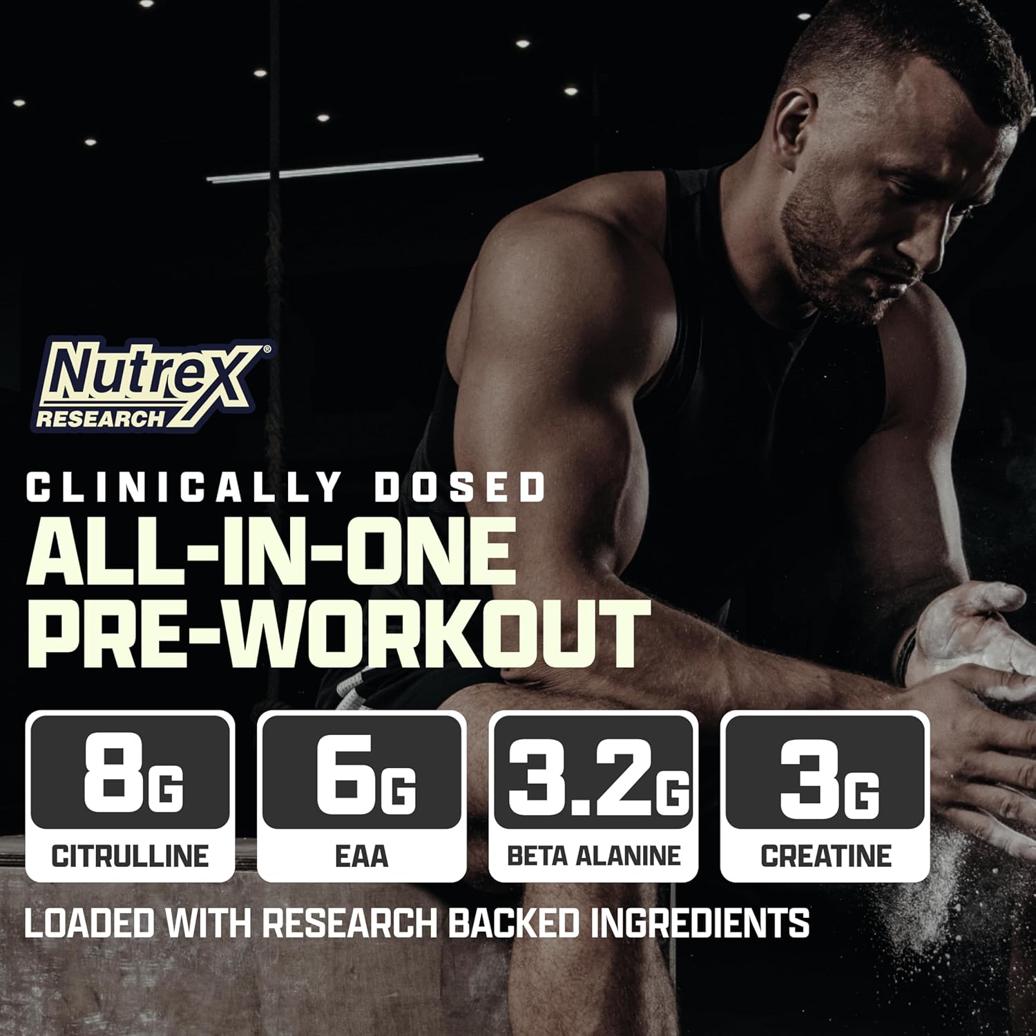 Nutrex Outlift Pre Workout Powder: Clinically Dosed with Creatine, 8G Citrulline, EAA for Energy, Performance, Pump - Preworkout Supplement for Men & Women - Berried Alive - 22 Servings