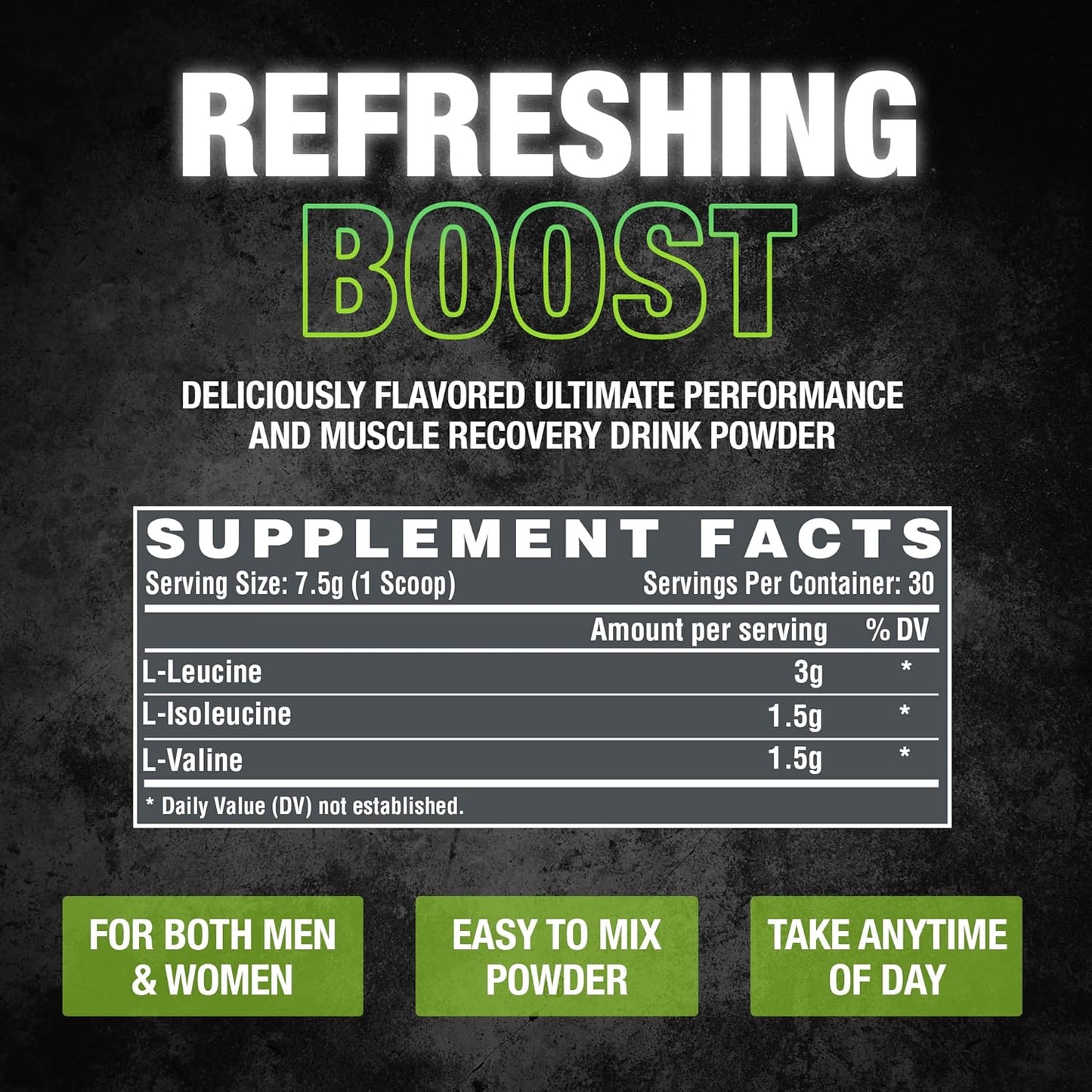 Nutrex Research BCAA Powder 6000 Amino Acid Supplement - 6g BCAAs for Post-Workout Recovery & Muscle Growth - Amino Energy Drink (Green Apple, 30 Servings)