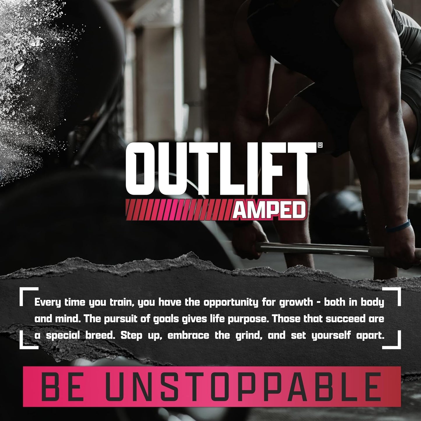 Nutrex Research OUTLIFT Amped High-Stim Pre Workout Powder - Extreme Energy, Massive Pumps, Strength, Electrolytes - Fruit Punch Flavor (22 Servings)