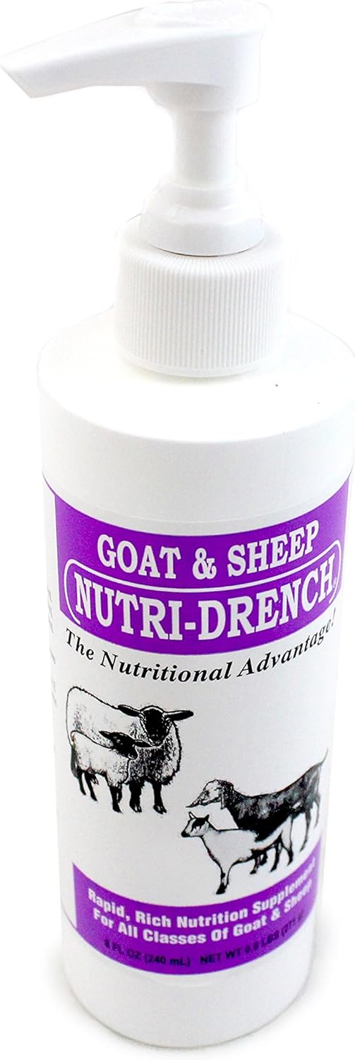 Nutri-Drench Goat and Sheep Supplement - Fast-Acting Nutrition Boost 8 fl oz