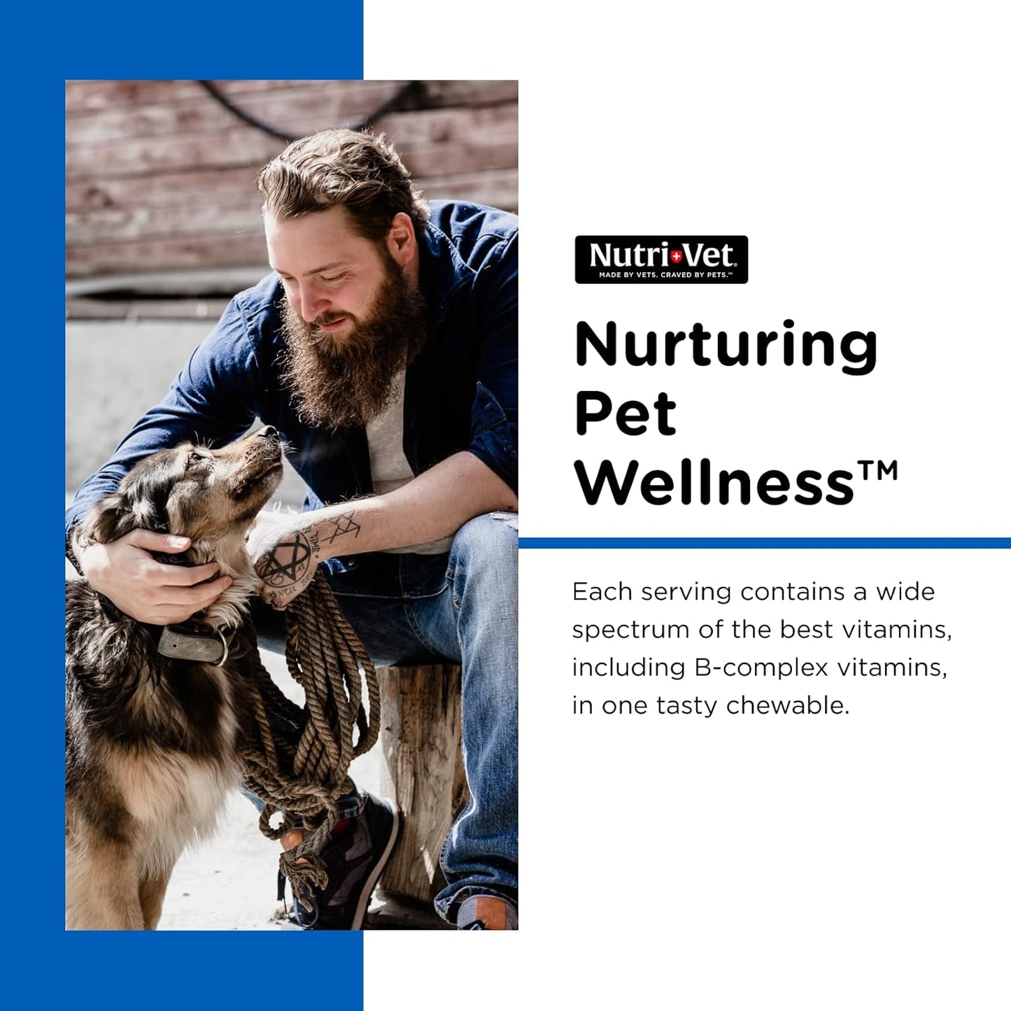 Nutri-Vet Adult Dog Multi-Vite Chewables | 180 Count | Vitamins & Minerals for Balanced Diet