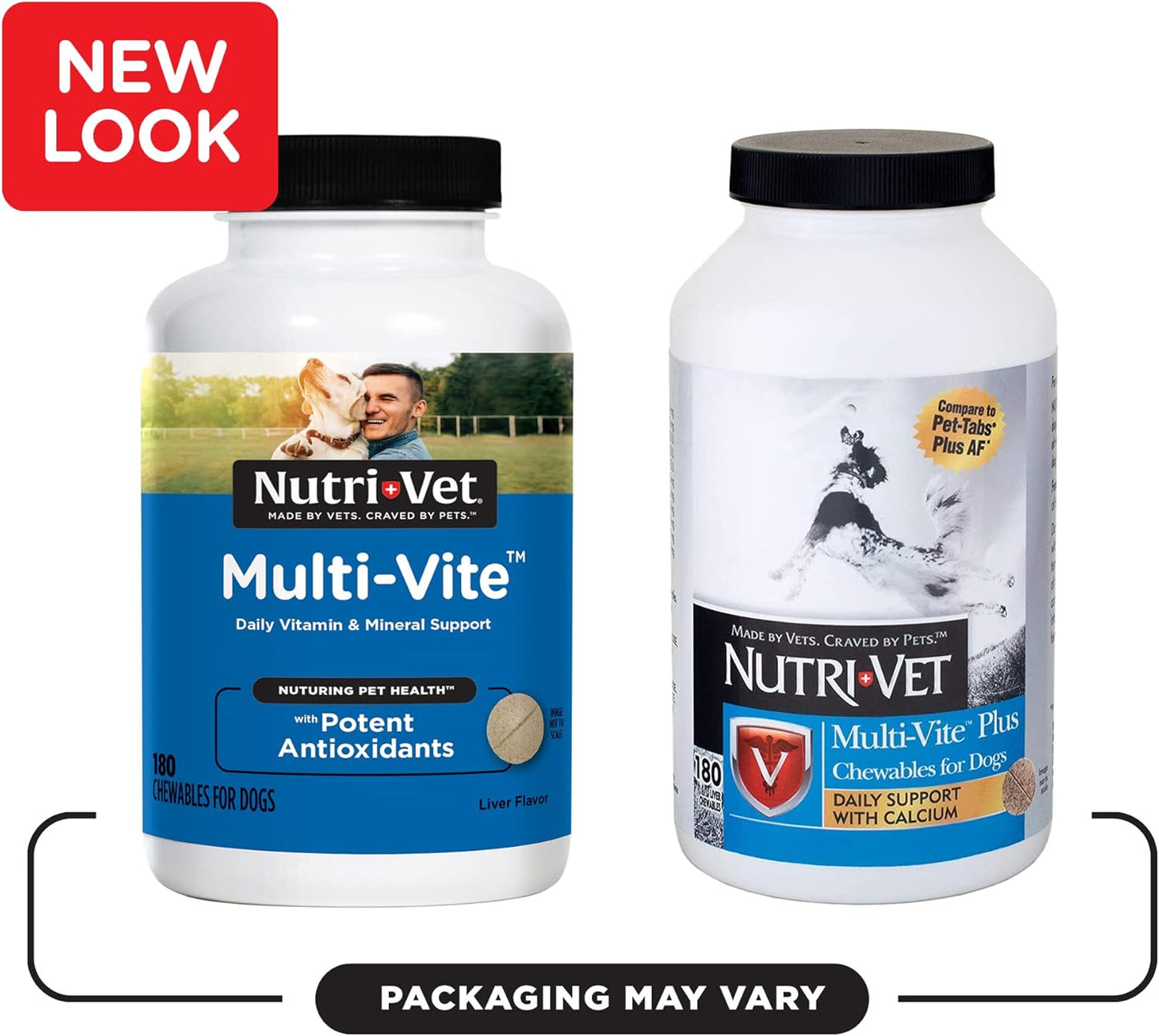 Nutri-Vet Adult Dog Multi-Vite Chewables | 180 Count | Vitamins & Minerals for Balanced Diet