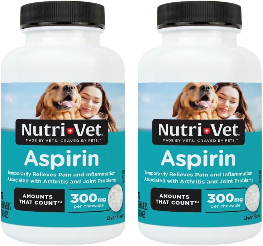 Nutri-Vet Aspirin Chewables for Large Dogs - 150 Count Total