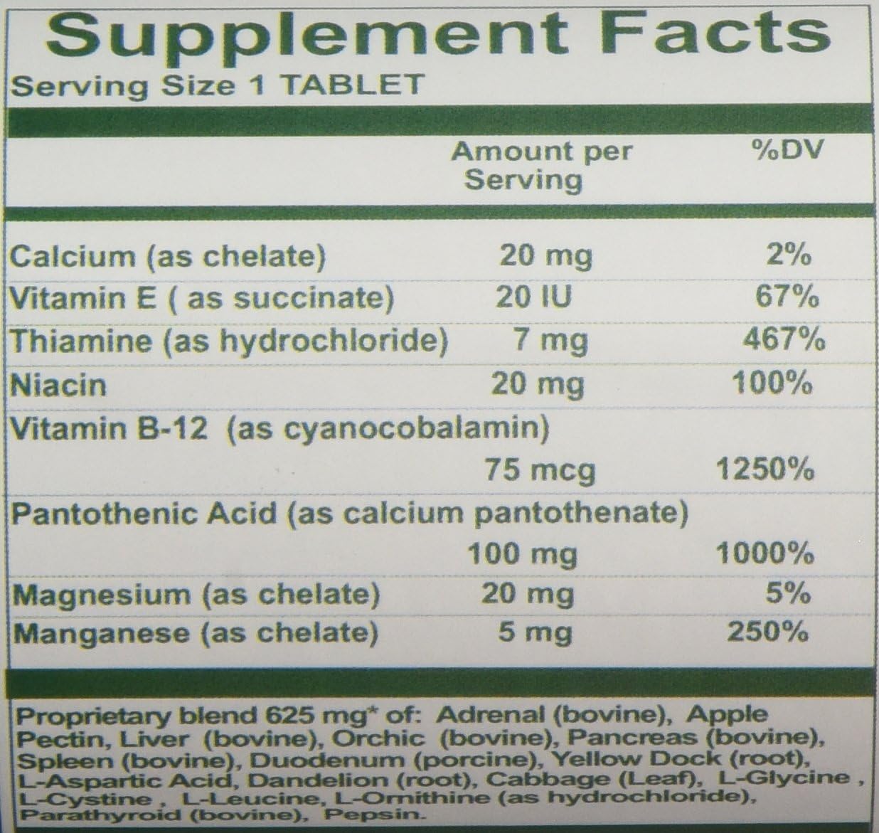 Nutri-West Core Level Adrenal 120 - Natural Adrenal Support Supplement