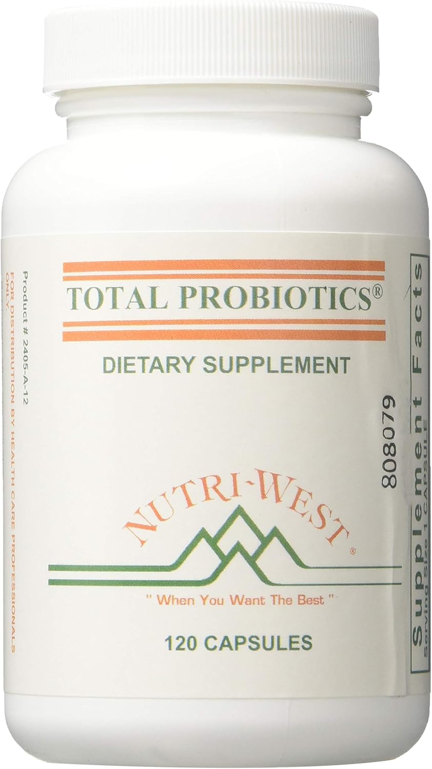 Nutri-West Total PROBIOTICS 120 Capsules - Gut Health and Digestive Support