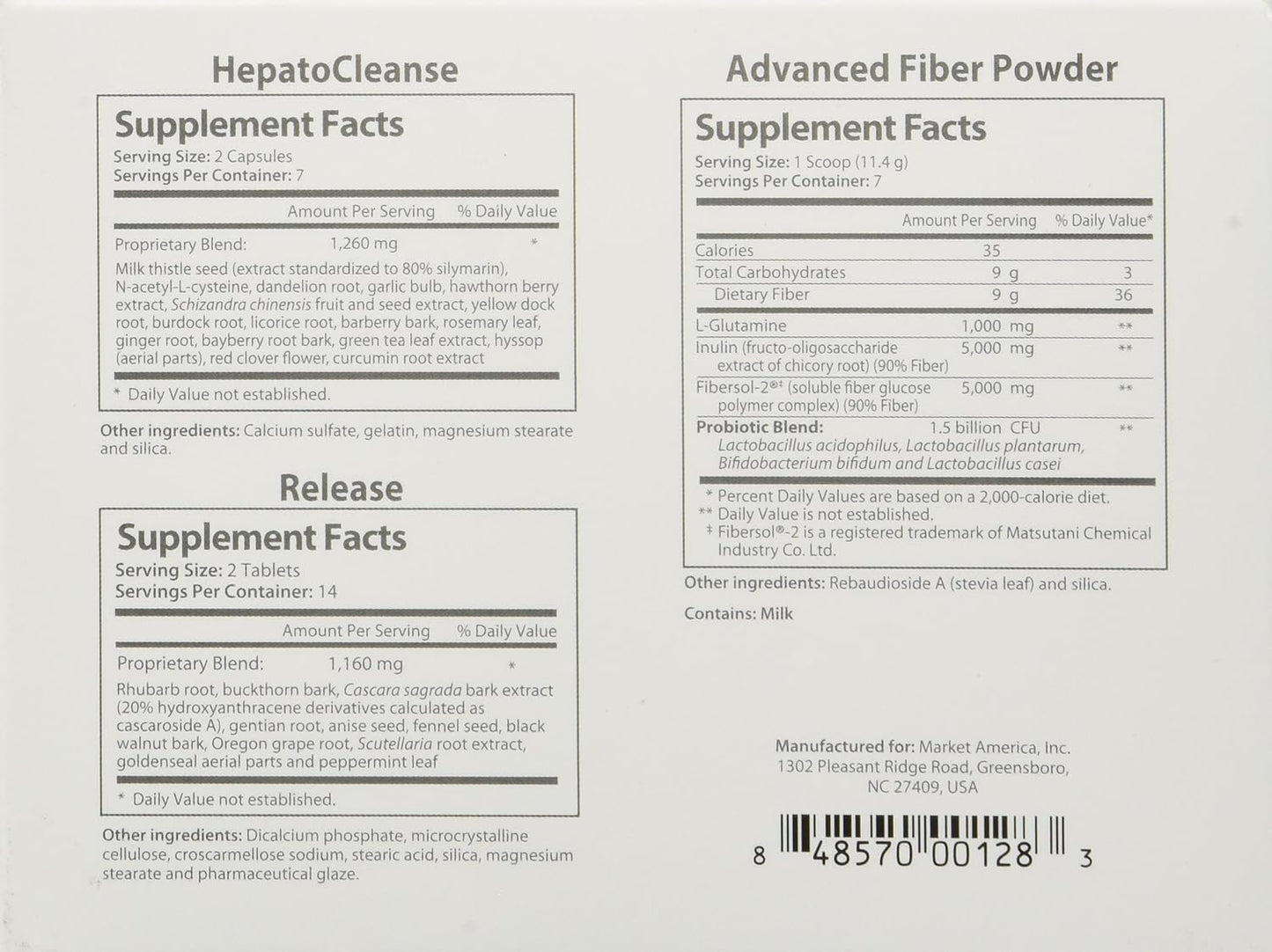 NutriClean 7 Day Cleansing System with Stevia: Probiotic for Digestive Health, Immune Support, Colon Cleanse, Magnesium, Moringa, Matcha, Gluten-Free, Energy Boost & Weight Loss - 7 Servings