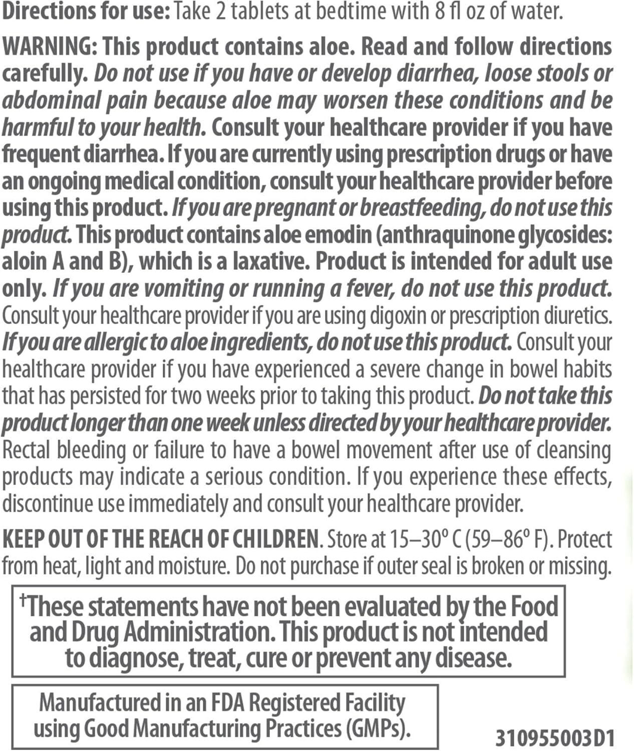 NutriClean® Aloe Supplement - 15 Servings, Single Bottle