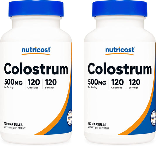 Nutricost Colostrum 500mg Capsules - Pack of 240