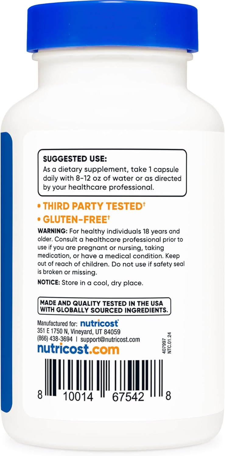Nutricost DIM Plus BioPerine 300mg, 120 Veg Capsules - Max Strength Supplement, Up to 4 Months Supply