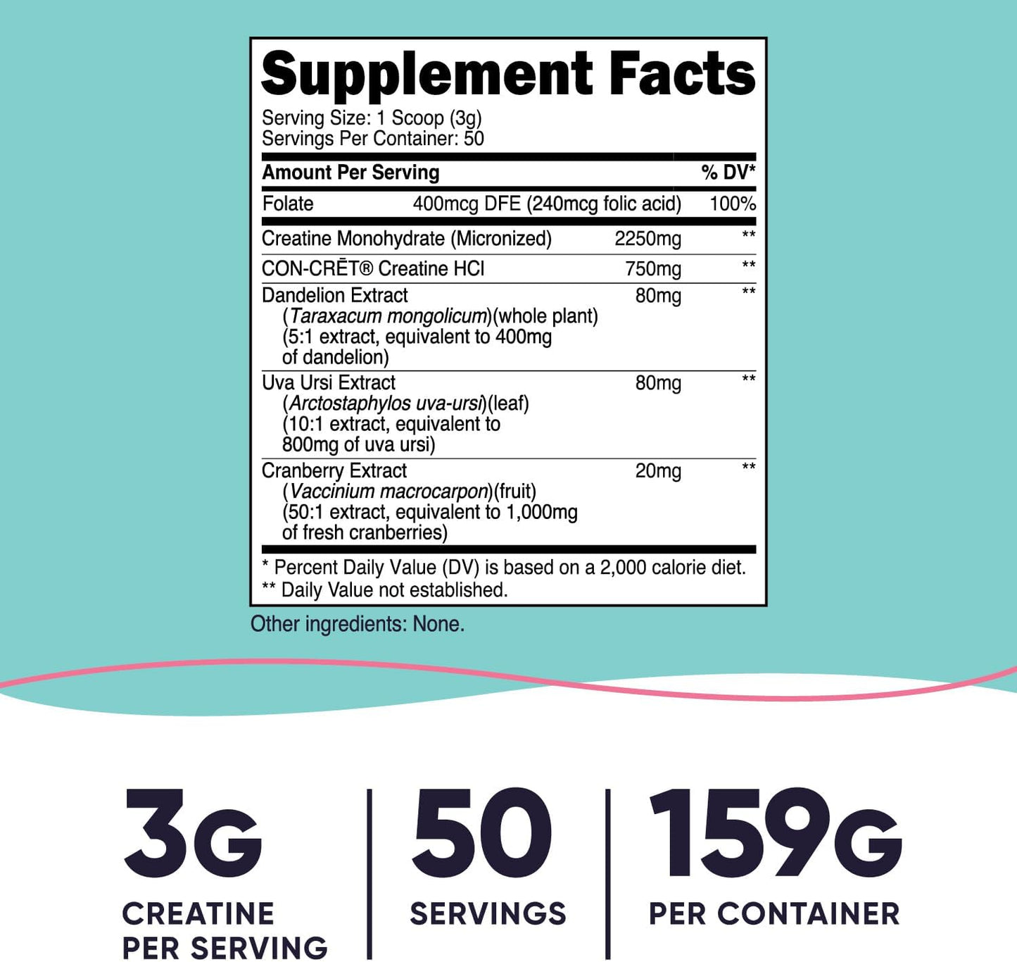 Nutricost Micronized Creatine Monohydrate Powder for Women - Unflavored, 50 Servings, Vegetarian, Non-GMO, Gluten Free