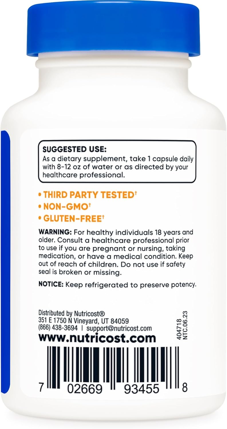 Nutricost Probiotic Complex - 50 Billion CFU, 60 Veggie Capsules (2 Bottles) - Non-GMO, Gluten Free Formula for Men and Women