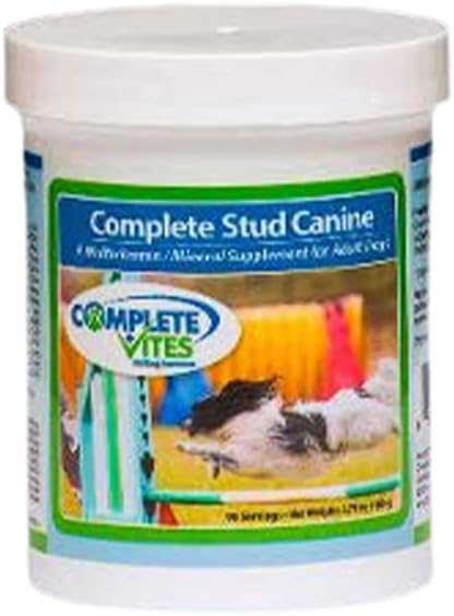 Nutrient-Rich Vitamin & Mineral Supplement for Small Breeding Stud Dogs - Improve Sperm Quality and Breeding Potential - 105g