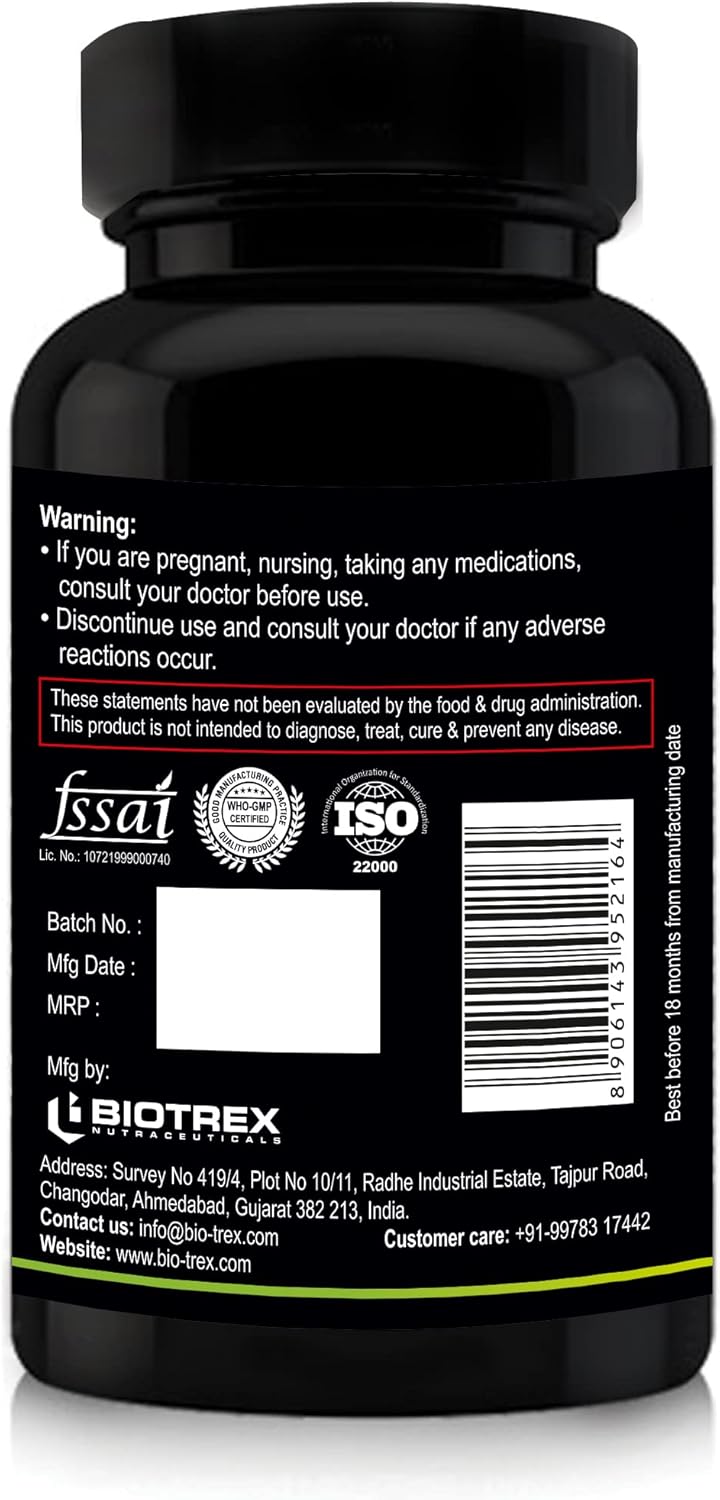 Nutriosys Alpha Lipoic Acid Supplement - 300mg - 90 Vegetarian Capsules - Single Pack