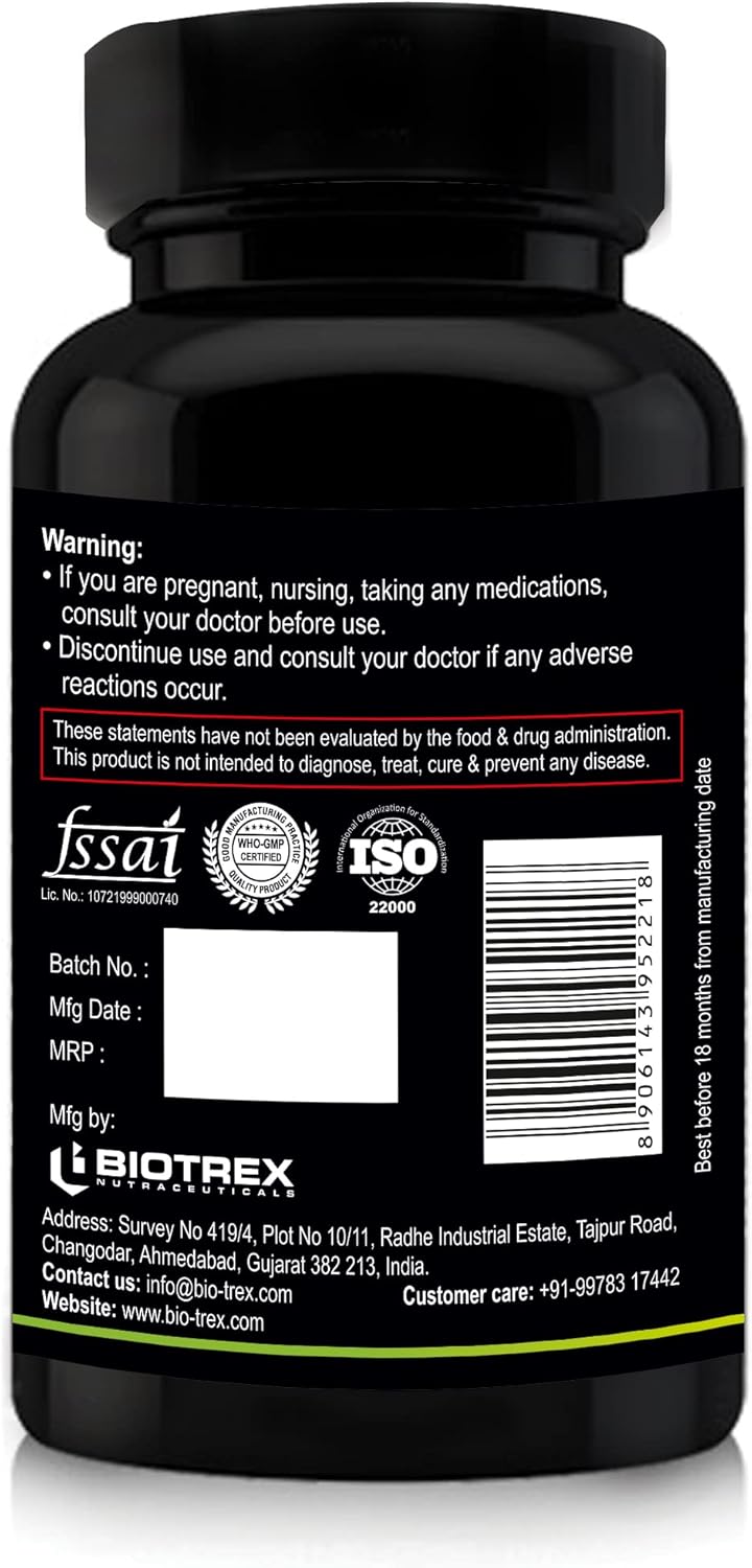 Nutriosys Isabgol Psyllium Husk 500mg Supplement - 90 Veg Capsules, High-Quality Soluble Fiber Source