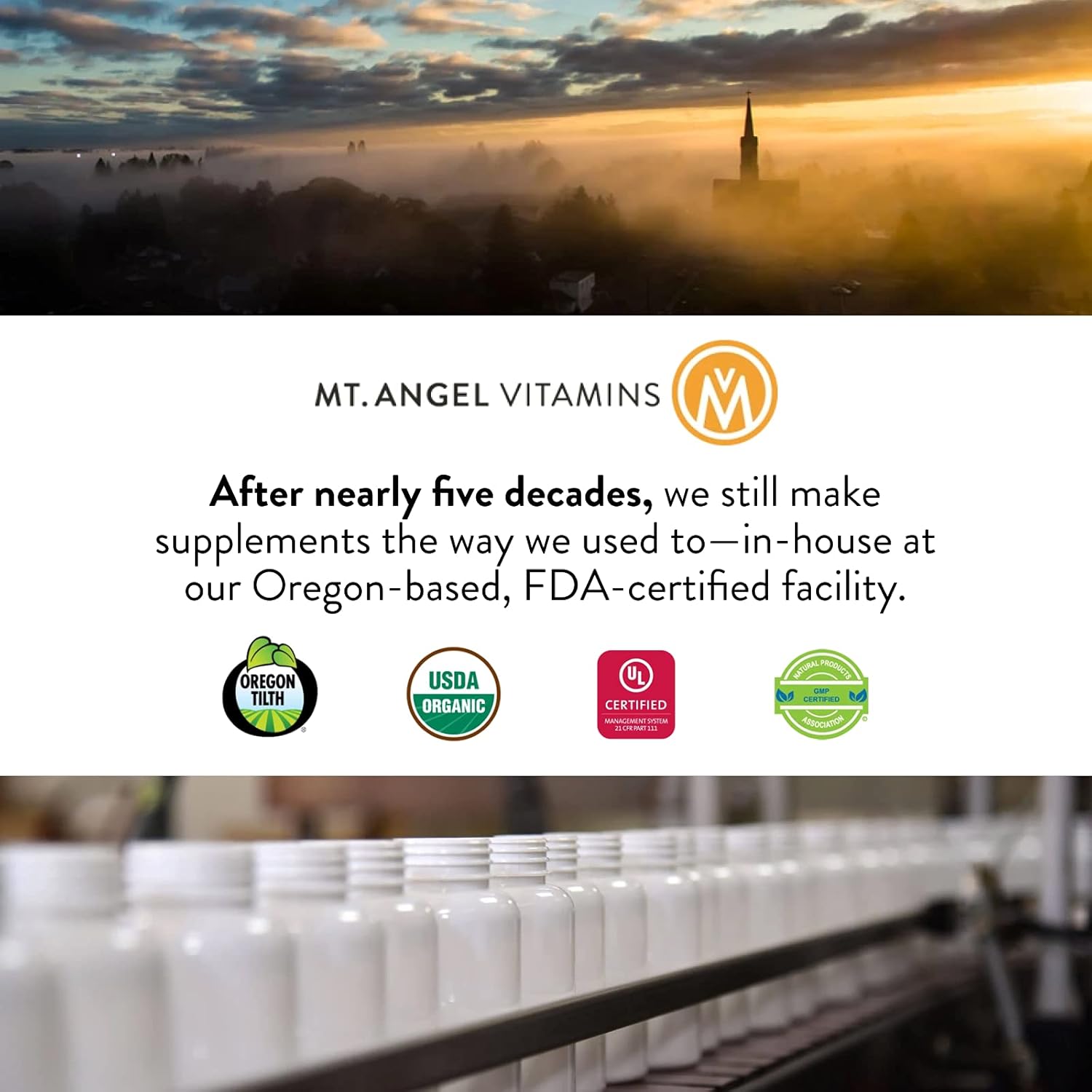 NutriSilk Capsules by Mt. Angel Vitamins: Enhances Hair & Skin Health, Boosts Collagen, 60 B Vitamin Capsules