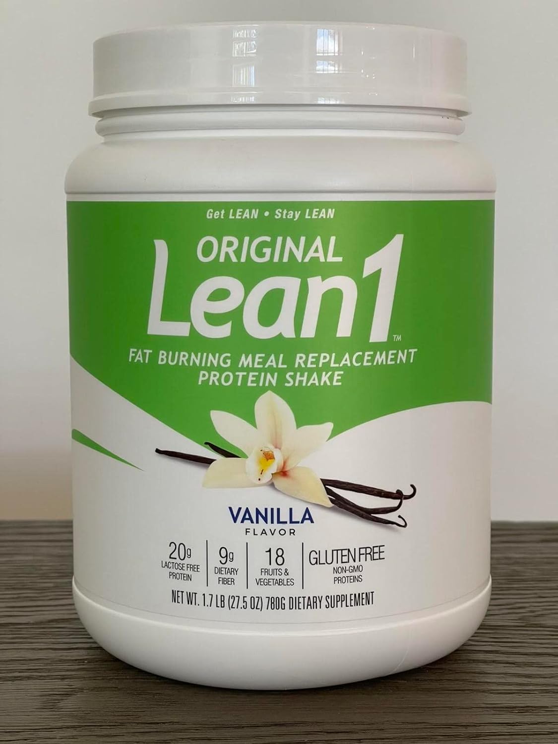 Nutrition 53 Lean 1 Vanilla Fat Burning Protein Shake - 15 Servings
