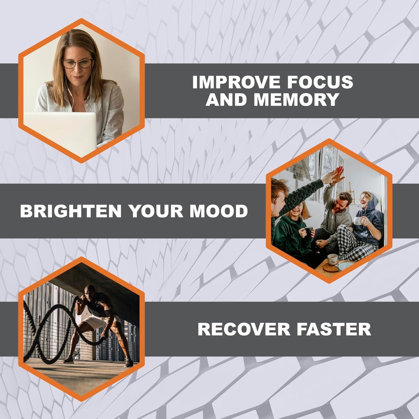 Nutritional Brain Supplement with Omega 3 Fish Oil, Curcumin & Uridine, Liquid DHA EPA Formula for Athletes